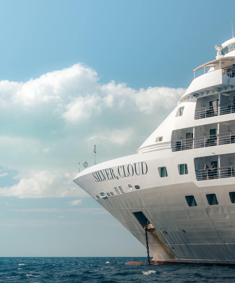 A cruise liner named Silver Cloud
