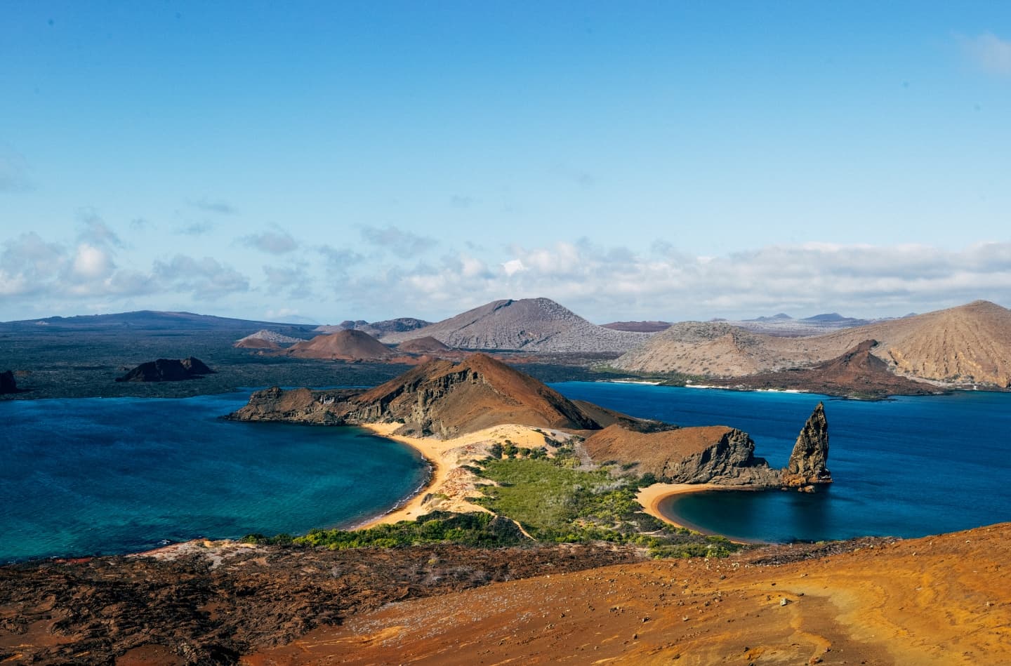 Spectacular rocky formations in the Galápagos
